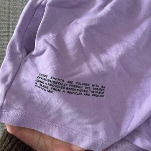 Pangaia lilac/Lavender sweatshorts